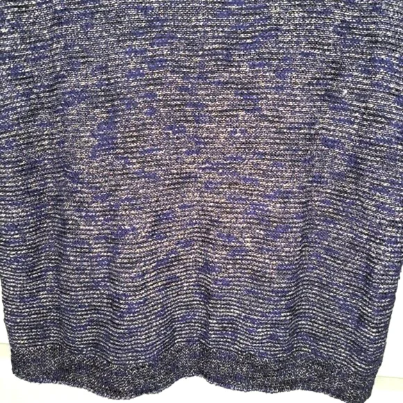 Eileen Fisher Blue Linen Blend Pullover Size Medium - Picture 4 of 6